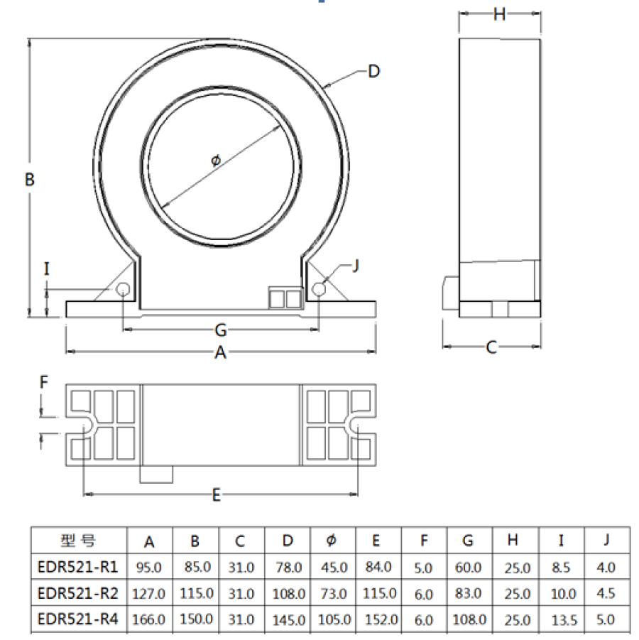 ECM521-G1 組合式電氣火災監控探測器(圖11)