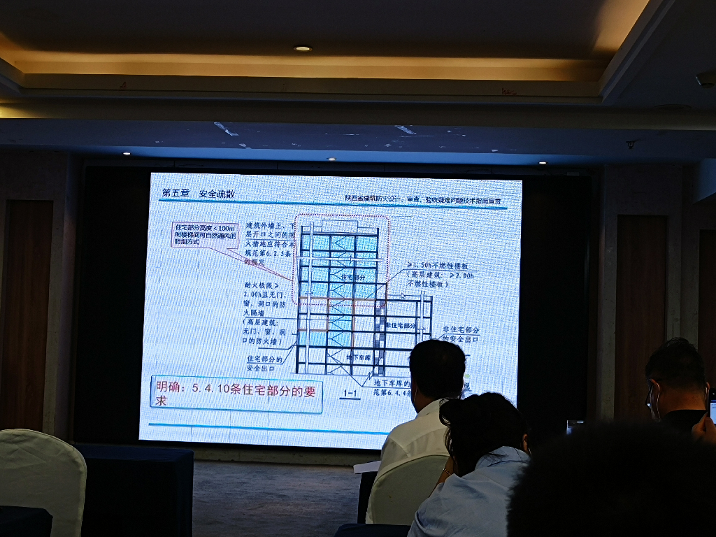 參加陜西省消防協會《陜西省建筑防火設計、審查、驗收疑難問題技術指南》培訓會議(圖4)